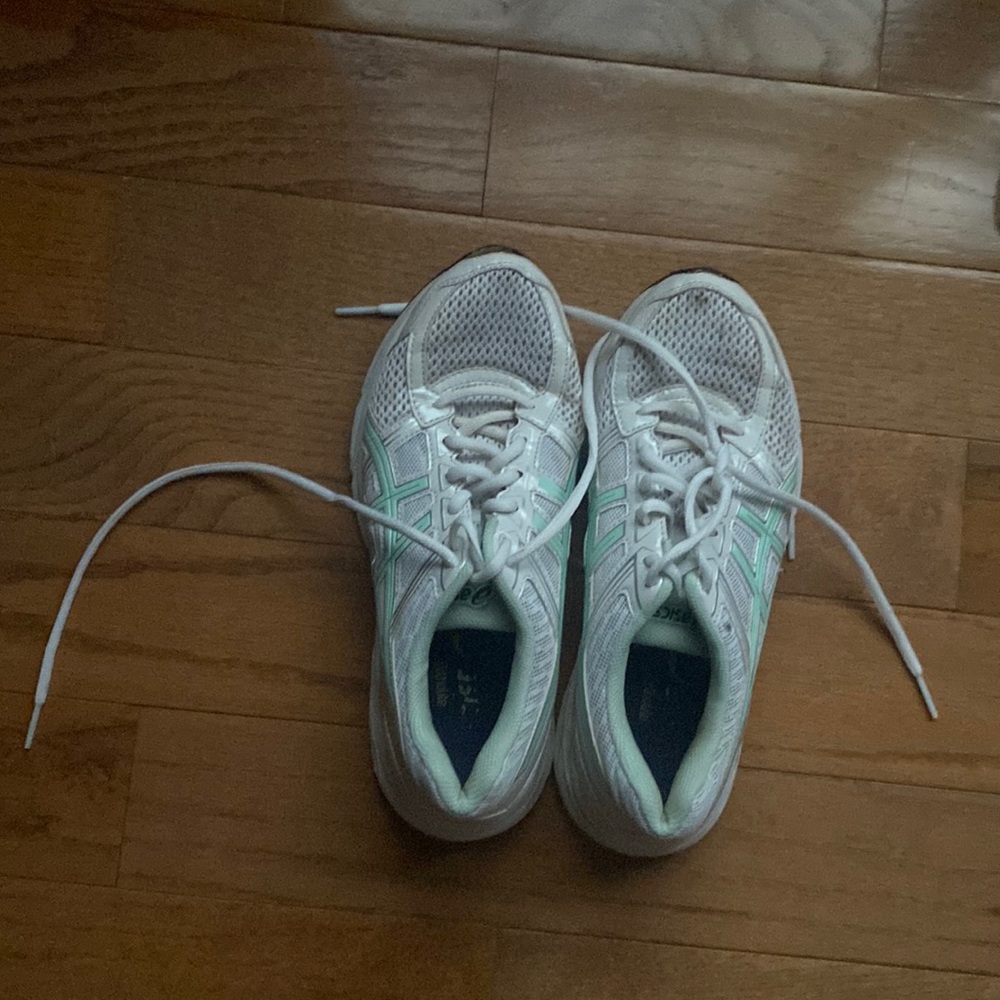 White running shoes